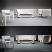 Vondom - Bum Bum Furniture Set and Pedrera Chair