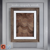 Diy Wooden Topography Artwork