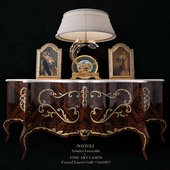 Pozzoli Arbalet Grenoble + Fine Art Lamps Decor Set