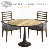 Bassett Mirror Thoroughly Modern Courtland Dining Table