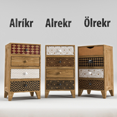 Alkerk Alrikr Olrekr тумбочки в скандинавском стиле