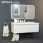 Раковина и зеркало APPOLLO UV-3866.