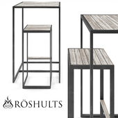 Roshults Garden Bar Table Set