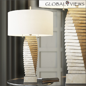 Global Views Twisted Marble Lamp