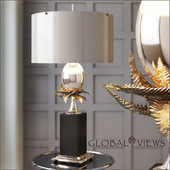 Global Views Egg and Palm Lamp