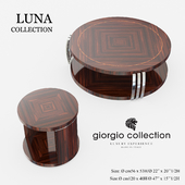 Набор круглых журнальных столиков Giorgio collectio, коллекция Luna