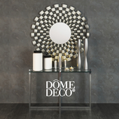 Dome Deco набор декора, консоль с вазами и зеркалом