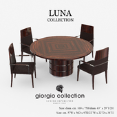 Стол со стульями Giorgio collectio, коллекция Luna