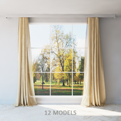 Curtains. A set of 12 models