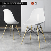 Chair Vitra DSW Eames Plastic Side