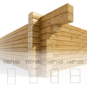 Timber for wood houses