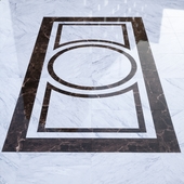 B&W marble floor
