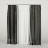 Three-row curtain 1