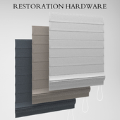 Restoration Hardware tailored romain shade