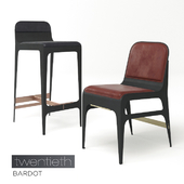 Bardot barstool and chair