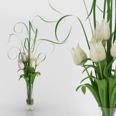 Букет с тюльпанами в вазе, vgnewtrend, flower arrangements
