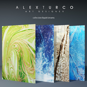 Арт-панели "Alex Turco" collection "liquid dreams"