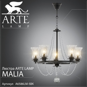 Люстра Arte Lamp Malia A6586LM-5BK