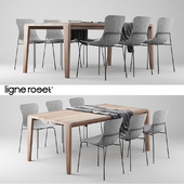 Ligne Roset SpiritOfForest Table and Ettoriano Chair