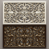 Lattice, carving, classical, decorative, panel, carved decor