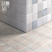 Tratti by Mutina - set 01 - n.3 tile pattern multitexture