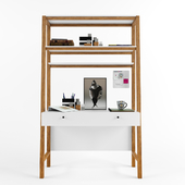 Modern Wall Desk West elm with fines