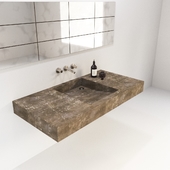 concrete washbasin + декор