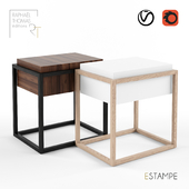 Estampe Bed Side Table