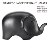 Privilege Large Elephant - Black