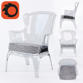 Polycarbonate Modern Accent Chair