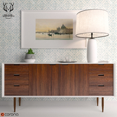 SIENA 4 Cabinet by Organic Modernism + Decor set