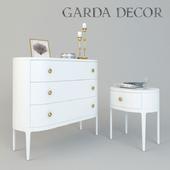 Chest of drawers and bedside Garda Decor