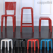 MR.B by Cappellini - Chair - high Stool - low Stool