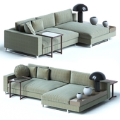 Sormani HERNEST  Modular sofa contemporary  fabric 3-seater