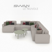 Modular sofa SWAN Le Nuvole