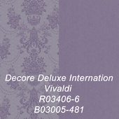 Бесшовная текстура обоев фабрики Decor Deluxe Internation Vivaldi
