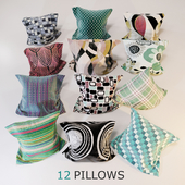 12 Decorative Pillows