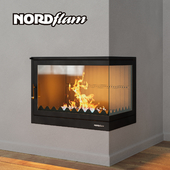 Corner fireplace Nordflam Torres (vray + corona)