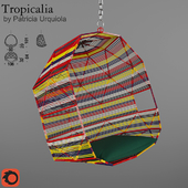 Tropicalia by Patricia Urguiola.Hammock-chair and pillow.