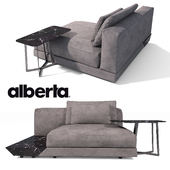 Armchair with integrated table Floyd, Alberta Salotti