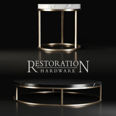 Restoration hardware nicholas marble round tables