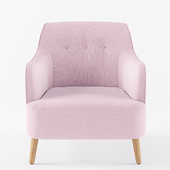 House Doctor Quest armchair dusty pink