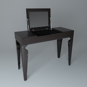 Dressing table with mirror Julie Black Two