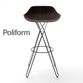 bar stool, poliform HARMONY S26