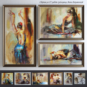 Collection of paintings by Anna Razumovskaya (set 3)