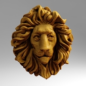 Scanned head Lion