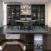 Kitchen Poliform Varenna Alea 2 (vray GGX, corona PBR)