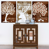 Decorative set with dresser Gregson Cabinet