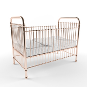 Rose gold childrens cot