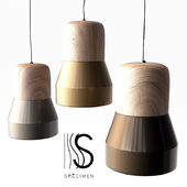 Specimen Editions Steel Wood Lamp